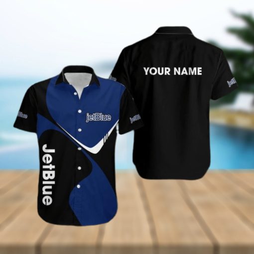 Jetblue Personalized Name Exotic Pattern AOP Hawaii Shirt Men And Women Gift For Family