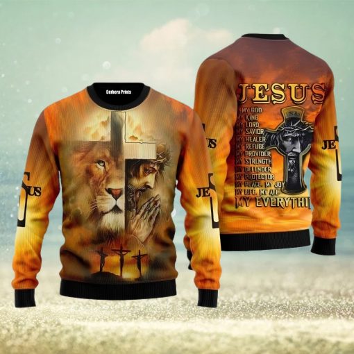 Jeus Is My God Ugly Christmas Sweater For Men And Women