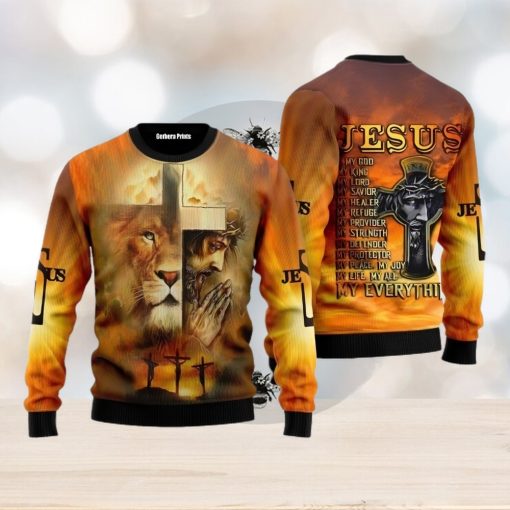 Jeus Is My God Ugly Christmas Sweater For Men And Women