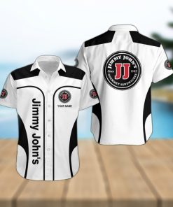 Jimmy john’s Personalized Name Beach Brand New Aloha Hawaiian Shirt Men And Women Gift For Family