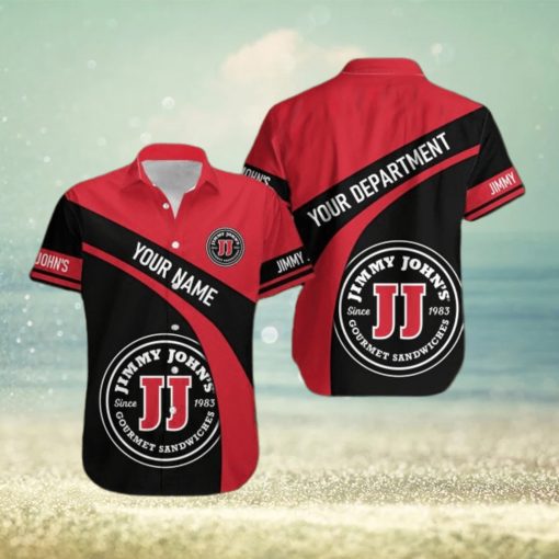 Jimmy john’s Personalized Name Palm New 3D Hawaiian Shirt Tropical Aloha For Mens