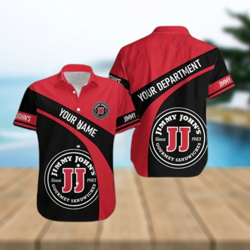 Jimmy john’s Personalized Name Palm New 3D Hawaiian Shirt Tropical Aloha For Mens