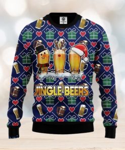 Jingle Beer Ugly Christmas Sweater 3D Gift For Men And Women