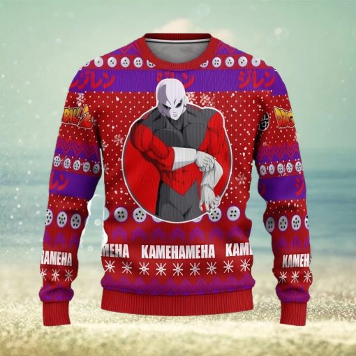 Jiren Anime Ugly Christmas Sweater 3D Gift For Men And Women Dragon Ball Z Xmas Gift