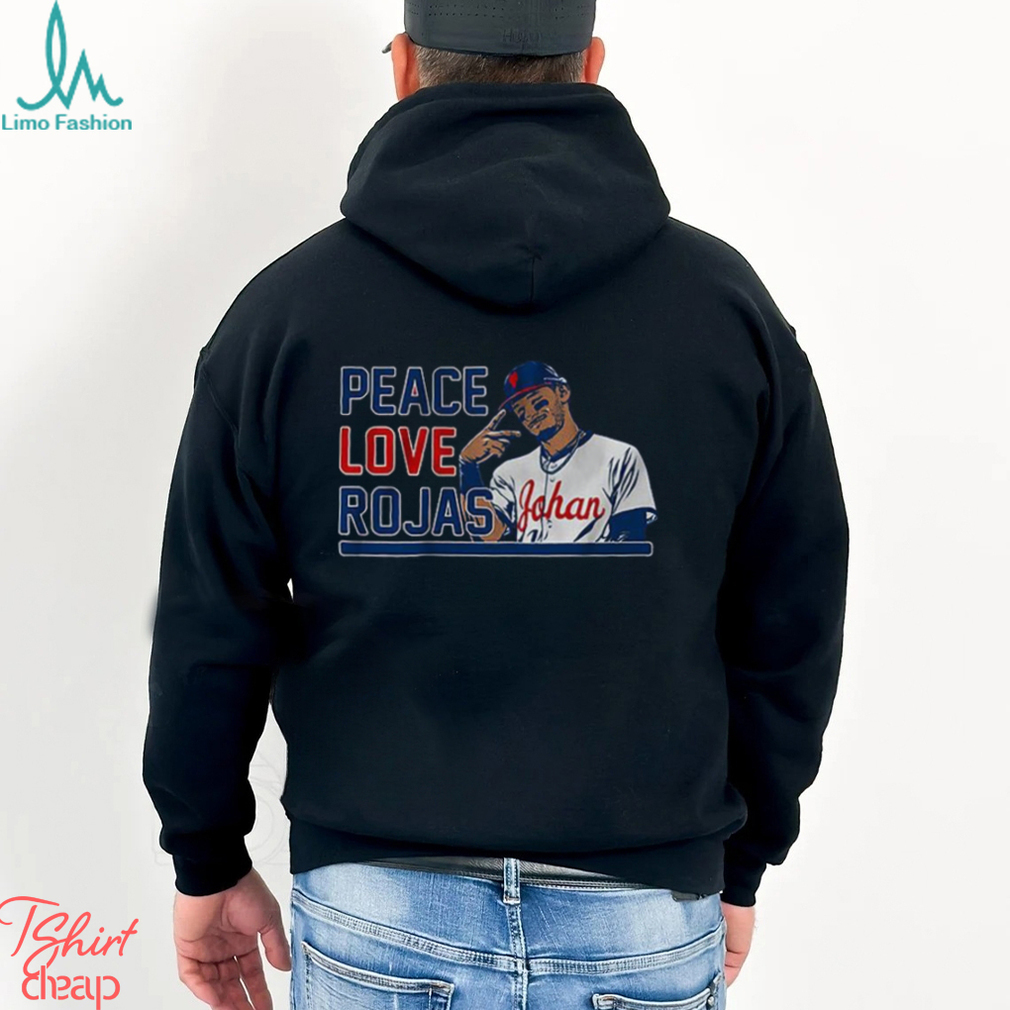 Original johan Rojas Peace Love Rojas Shirt, hoodie, sweater, long