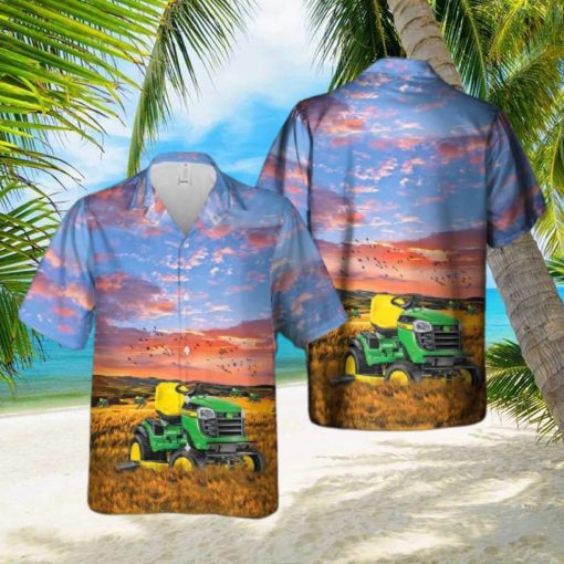 John Deere E180 Lawn Tractor Hawaiian Shirt