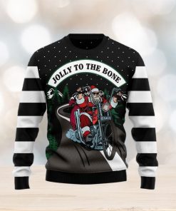 Jolly To The Bone Ugly Christmas Sweater Gift Men Women