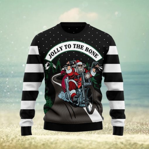 Jolly To The Bone Ugly Christmas Sweater Gift Men Women