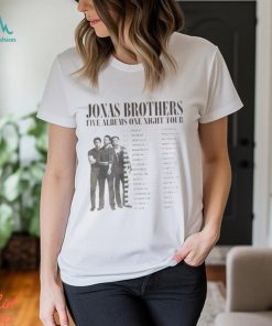 Jonas Brother Tour 2023 Vintage Shirt Retro Joe Merch Sweatshirt Five Albums One Night Hoodie Unisex