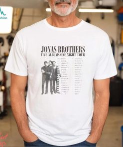 Jonas Brother Tour 2023 Vintage Shirt Retro Joe Merch Sweatshirt Five Albums One Night Hoodie Unisex