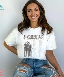 Jonas Brother Tour 2023 Vintage Shirt Retro Joe Merch Sweatshirt Five Albums One Night Hoodie Unisex