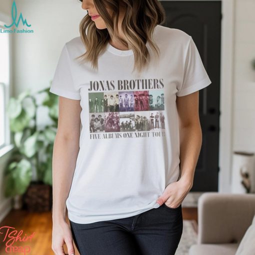 Jonas Brother Tour 2023 Vintage Shirt Retro Joe Merch Sweatshirt Five Albums One Night T Shirt