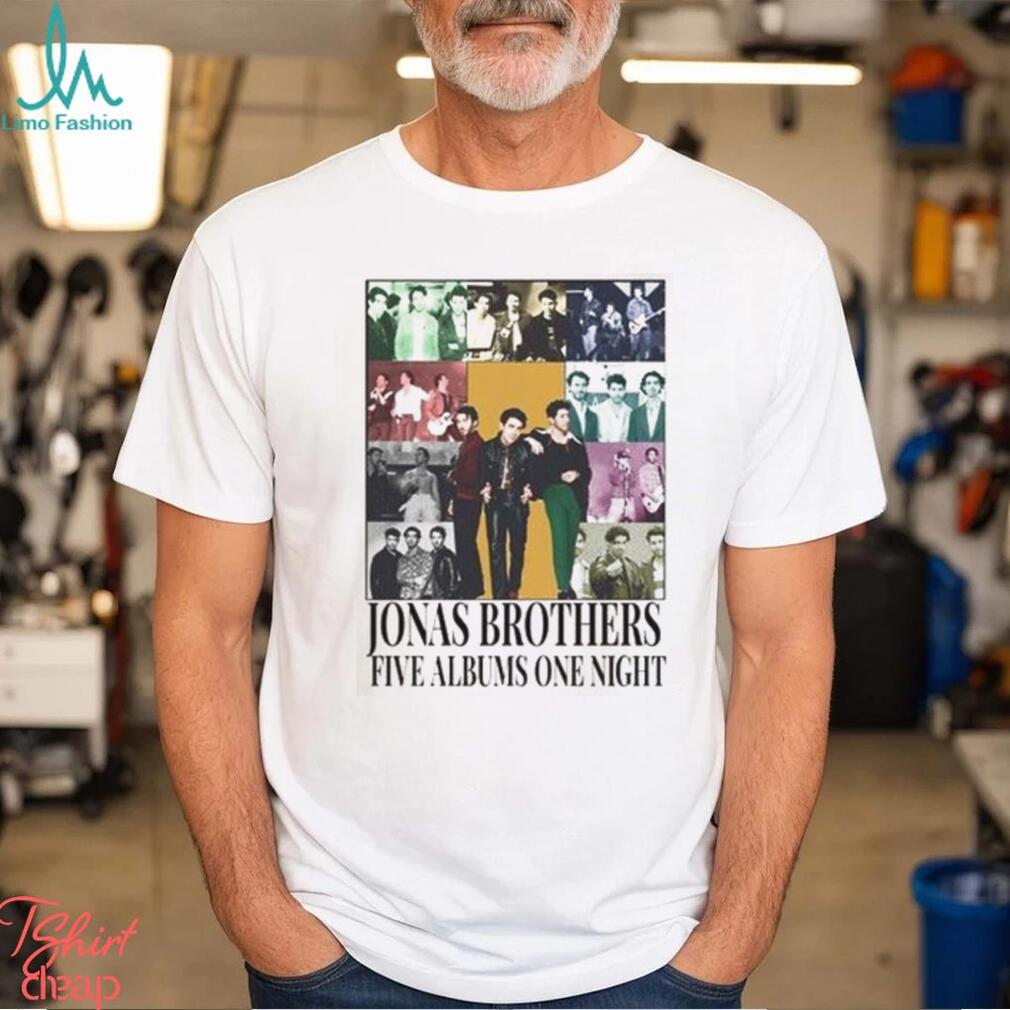 Jonas Brothers Double Sided Shirt Tour Concert 2023 Retro Unisex Gift T Shirt Jonas Brothers Double Sided Shirt Tour Concert 2023 Retro Unisex Gift T Shirt