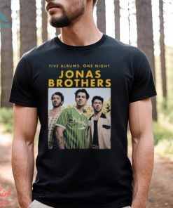 Jonas Brothers US UK World Tour Setlists Sweatshirt, Jonas Brothers Five Albums One Night Tour 2023 Shirt, Jonas Brothers T Shirt