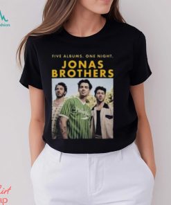 Jonas Brothers US UK World Tour Setlists Sweatshirt, Jonas Brothers Five Albums One Night Tour 2023 Shirt, Jonas Brothers T Shirt