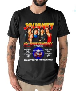 Journey Freedom Essential 50th Anniversary 1973 – 2023 thank you for the memories shirt