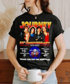 Journey Freedom Essential 50th Anniversary 1973 – 2023 thank you for the memories shirt