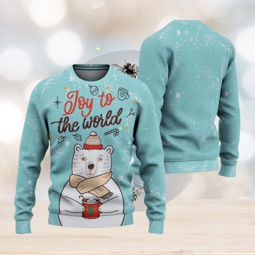 Joy To The World Ugly Christmas Sweater Knitted Gift For Men And Women