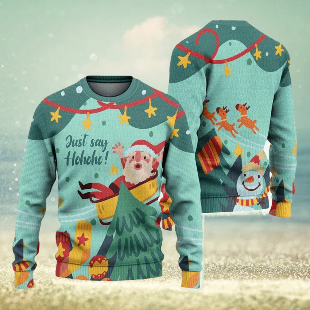 Ho ho ho outlet christmas sweater