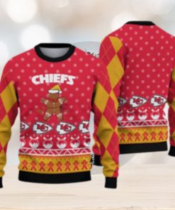 Green Bay Packers Christmas Sweater Gingerbread Man Ugly Christmas