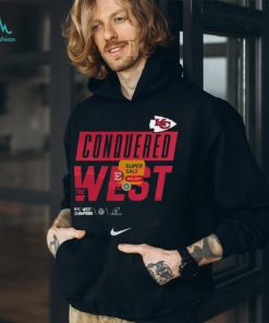 Kansas City Chiefs Conquered the West NFL 2023 playoff shirt