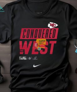 Kansas City Chiefs Conquered the West NFL 2023 playoff shirt