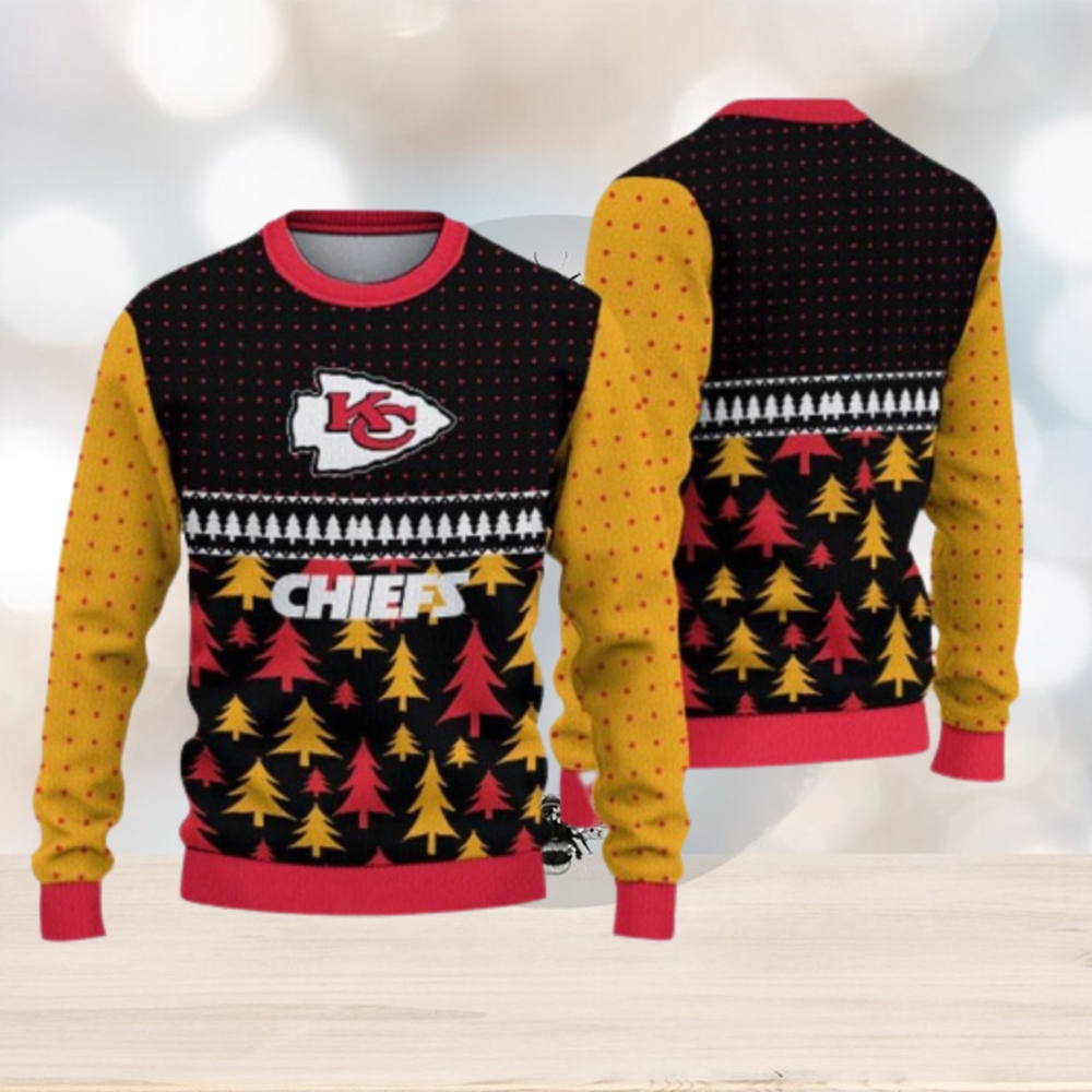 Kansas City Chiefs Pumpkin Ugly Christmas Sweater 3D Gift For Fans