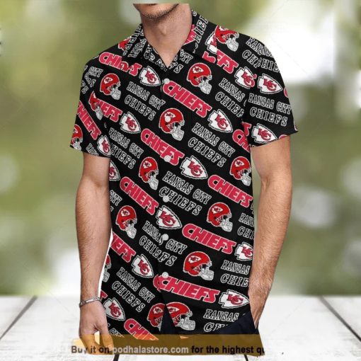 Kansas City Chiefs Logo Men’s Hawaiian Shirt