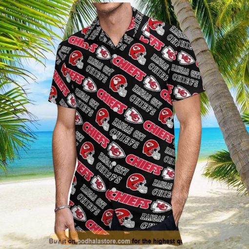 Kansas City Chiefs Logo Men’s Hawaiian Shirt