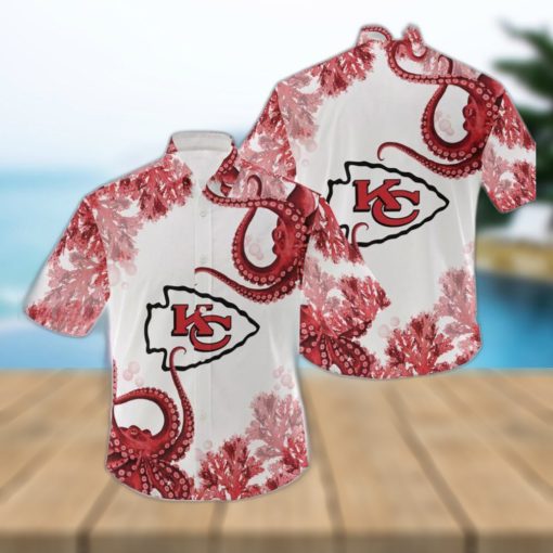 Kansas City Chiefs NFL Casual Trending Hawaiian Shirt Tropical Gift For Men And Women Fans