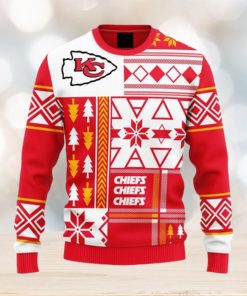 Kansas City Chiefs Sweater Mens Small Ugly Christmas Light Up