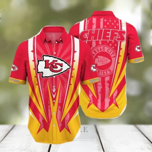 Kansas City Chiefs NFL Logo Hawaiian Shirt