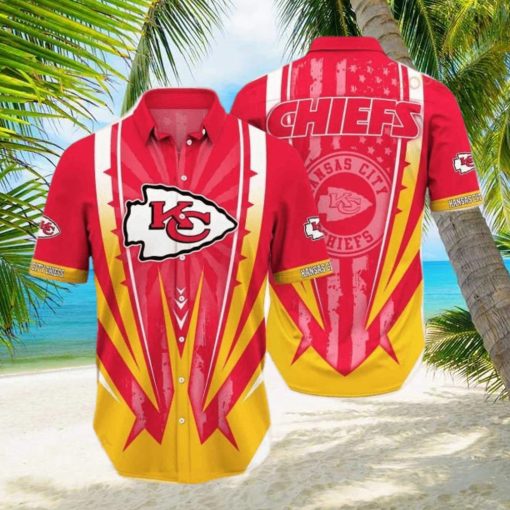 Kansas City Chiefs NFL Logo Hawaiian Shirt