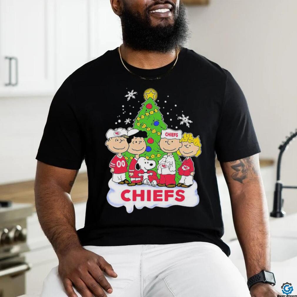 Kansas City Chiefs Christmas Chiefs Tree Shirt - Limotees