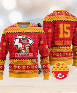 Kansas City Chiefs – Patrick Mahomes Custom Name And Number Ugly Christmas Sweater