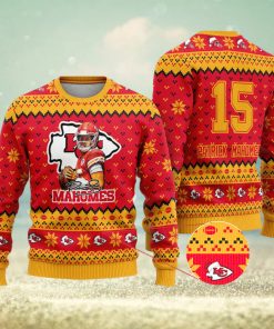 Kansas City Chiefs – Patrick Mahomes Custom Name And Number Ugly Christmas Sweater