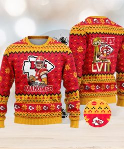 Kansas City Chiefs – Patrick Mahomes Super Bowl LVII Champions 2023 Ugly Christmas Sweater