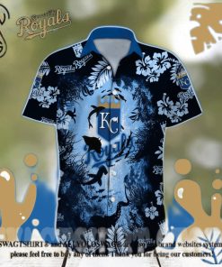 MLB Kansas City Royals Tropical Hibiscus Hawaiian Shirt For Sport Fans