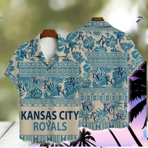 Kansas City Royals Major League Baseball 3D AOP Hawaiian Shirt For Sport Fans