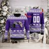 LSU Tigers Personalized Name Ugly Christmas Sweater