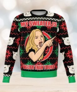 Karen Yelling At Grumpy Cat Meme For Ugly Sweater For Woman