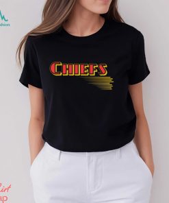 Kc Chiefs Retro Graphic Red Yellow Black T shirt