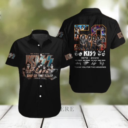 Kiss Band Hard rock Hawaiian Shirt Gift For Fans