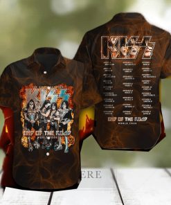 Kiss Band KISS albums Hawaiian Shirt Gift For Fans hawaiian shirt