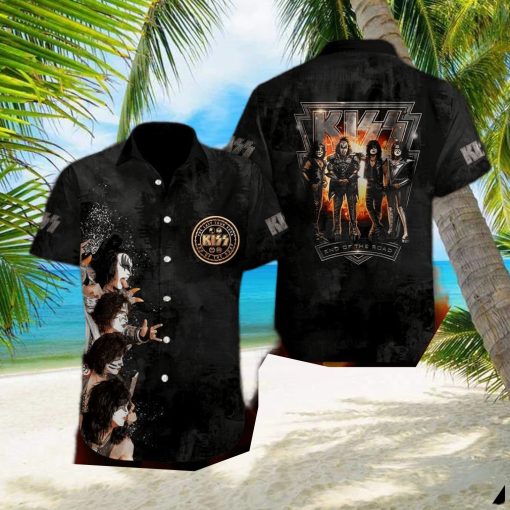 Kiss Band Rock icons Hawaiian Shirt Gift For Fans