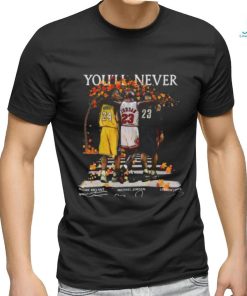 Kobe Bryant Michael Jordan Lebron James You’ll Never Walk Alone Signatures Shirt