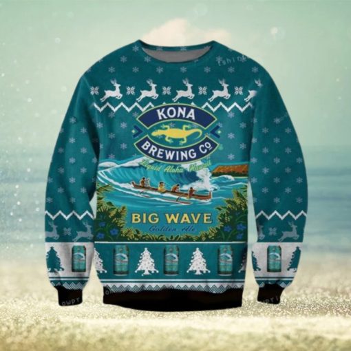 Kona Brewing Big Wave Golden Ale Ugly Sweater Party