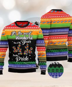 LGBT Beside Pride All Over Printed 3D Ugly Christmas Sweater Christmas Gift For Men And Women