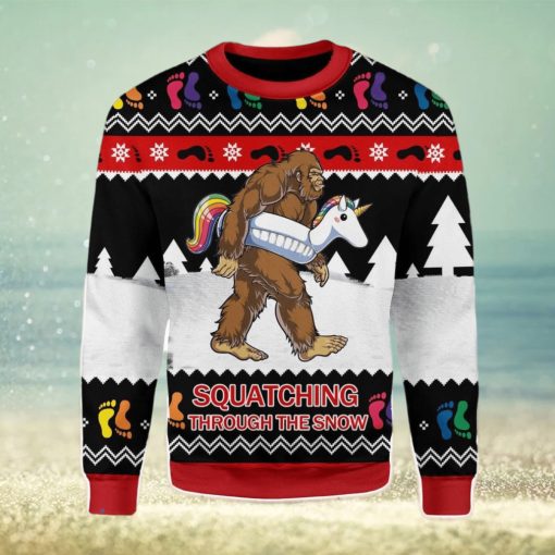 LGBT Bigfoot Ugly Christmas Sweater Xmas Gift Men And Women Christmas Sweater