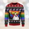 Santa Claus Ski Ugly Christmas Sweater Gift Men Women